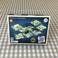 Ensemble éducatif bricolage en plastique pour enfants 15 pièces Train à vapeur électrique à assembler