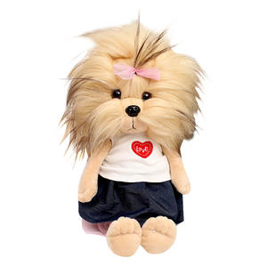 Encantadora muñeca de <span class=keywords><strong>Yorkshire</strong></span>, juguete de peluche, muñeca de perro vestida, regalo de cumpleaños, Animal de peluche, pareja de juguete - Product Image 2