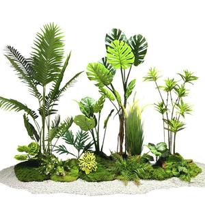 Plantas Artificiales de Malla Simulada, Decoración de Paisajes, Bonting, Árboles Artificiales Grandes para Interiores, Escaleras, Ventanas y Patios - Product Image 5