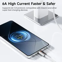 Cable Trenzado USB Tipo-C de Carga Rápida Turbo de Alta Velocidad Toocki de 100W con Conductor de Aleación de Zinc para Mi 15 Pro/Redmi/OPPO/Vivo