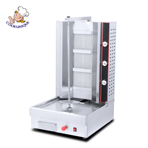 Forno Shawarma a Gas Commerciale con <span class=keywords><strong>3</strong></span> Bruciatori, Girarrosto per Shawarma, Vendita Calda - Product Image 1