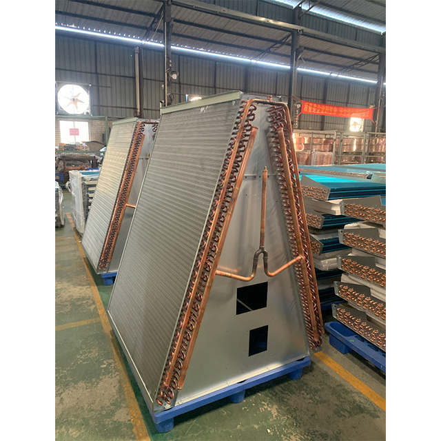 Air Source Heat Pump Fin Tubes Copper Aluminum Foil air to Water Heat Exchanger