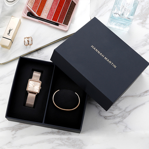 Montre Hannah <span class=keywords><strong>Martin</strong></span>, fabrication chinoise, marque privée, montre à quartz pour femme, cadran carré fin, <span class=keywords><strong>pierre</strong></span> japonaise, montre originale pour femme - Product Image 6