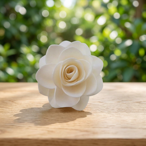 Eco-Friendly Sola Wood White Decorative Flowers <b>Reed</b> <b>Diffuser</b> Handmade 8cm Indoor Weddings Parties Bulk Gifts Wholesale Thailand - Product Image 3