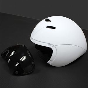 <span class=keywords><strong>Casco</strong></span> Aerodinámico Profesional para <span class=keywords><strong>Ciclismo</strong></span> de Carretera y <span class=keywords><strong>Contrarreloj</strong></span> de la Liga de Triatlón, Certificado CE, Ultraligero, con 3 Ventilaciones - Product Image 6