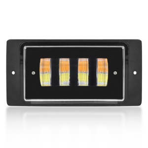 Projecteur antibrouillard Lada pour voiture, barre LED 6 pouces, lentille blanche jaune, DRL LED, feux de jour, feux de brouillard, clignotants, 40W, LED tout-terrain - Product Image 2
