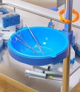 Medical Treatment Cart Operating <strong>Trolley</strong> 2 Layers Stainless Steel Assembled Emergency Surgical <strong>Trolley</strong> Cart With Drawer - Product Image 5