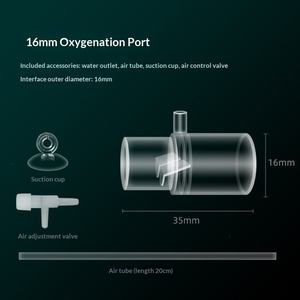 Diffuseur d'oxygène <span class=keywords><strong>Venturi</strong></span> pour aquarium, type bec de canard, pour l'oxygénation des eaux, sans électricité, sans alimentation - Product Image 4
