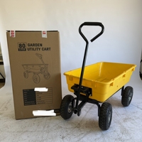 Chariot de manutention pliable à quatre roues WEIHAO, haute capacité de charge, 80L, 250KG, cadre métallique industriel, outils de shopping OEM