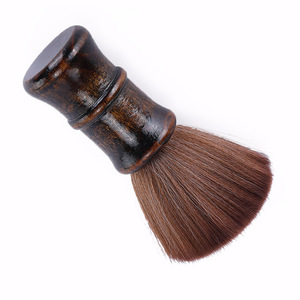 Wooden Foaming <b>Brush</b> For Men Soft Nylon Bristle Face Beard <b>Brush</b> Coffee Brown - Product Image 5