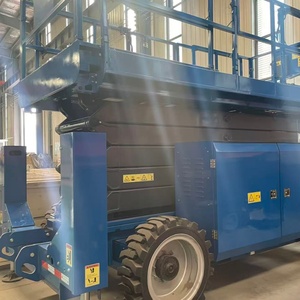 12m Arbeitshöhe Elektrische Scherenhebebühne Selbstfahrend Mobile Hydraulische <span class=keywords><strong>MEWP</strong></span> für Lager- und Fabrikwartung - Product Image 5