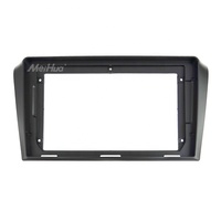 Meihua 9 pouces Auto Radio Fascial Frame Kits de tableau de bord cadres de voiture pour Mazda 3 2004-2009 avec faisceau de câbles de câblage de voiture