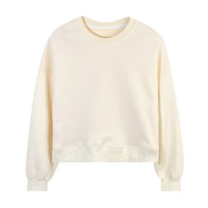 Chemise à manches longues à col rond pour femme personnalisée, <span class=keywords><strong>pull</strong></span> en tricot ample décontracté, <span class=keywords><strong>pull</strong></span>-over, streetwear fin pour le printemps et l'automne - Product Image 6