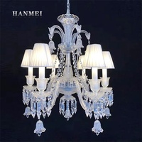 Lustre Villa européen cristal mariage salon lampe escalier lustres hall d'hôtel de luxe