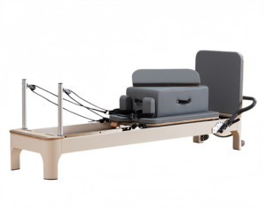 Reformer de Pilates de Madera Redondeado para Uso Doméstico y Comercial, Máquina Multifuncional para Ejercicios de Core, Yoga y Pilates - Product Image 1