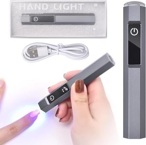 Handheld LED UV Light for Gel Nails Mini Nail <b>Lamp</b> Portable Cordless Rechargeable Type-C Nail Dryer - Product Image 1