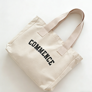 Milieuvriendelijke fabrieksgemaakte opvouwbare shopper tas van dikke stof, blanco katoenen canvas, grote custom tote shopping tas - Product Image 1