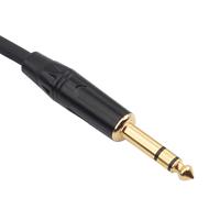 Câble symétrique 1/4 TRS vers XLR, fil de prise XLR femelle vers stéréo 6.35mm, ligne de canon audio pour amplificateur de haut-parleur de microphone DMX
