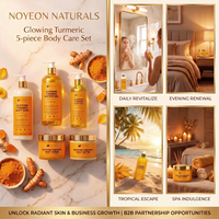 Produits de beauté, cosmétiques véganes, soins de la peau au curcuma, anti-acné, anti-âge, éclaircissant, kit de soins de la peau au curcuma, ensemble de soins de la peau au curcuma