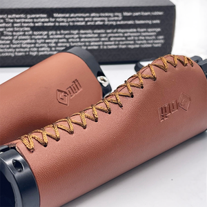 OEM/ODM <span class=keywords><strong>ODI</strong></span> <span class=keywords><strong>Poignées</strong></span> de guidon de vélo en cuir de bovin pour vtt Couvre-poignée de vélo à double verrouillage Antidérapant BMX Poignée de vélo pliante en microfibre - Product Image 4