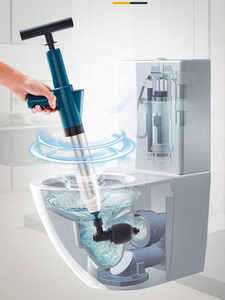 Piston de tuyau professionnel et <span class=keywords><strong>évier</strong></span>s débloquent l'ouvre-bouteille à pression bouchée <span class=keywords><strong>pompe</strong></span> à piston de toilette vidange de jet d'air pour le nettoyage des égouts - Product Image 3
