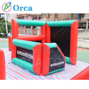 קיר בונקר מתנפחים קיר עבור מסחרי חץ וקשת חיצונית מסחרי משחק יריות קיר מתנפחים בונקר - Product Image 3