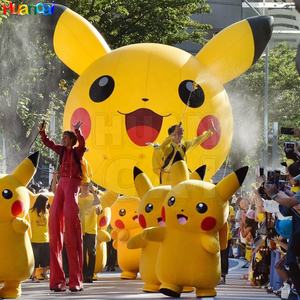Costume de mascotte gonflable <span class=keywords><strong>Pikachu</strong></span> géant de 7 m, personnage de dessin animé gonflable de marque, personnage de film gonflable pour centre commercial - Product Image 2