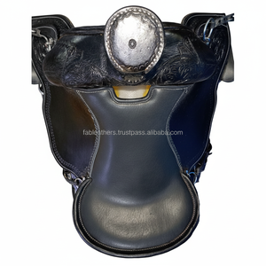 Qualité supérieure Design meilleure vente à la main en cuir véritable Western Barrel selle de cheval de course au prix de gros en vrac - Product Image 1
