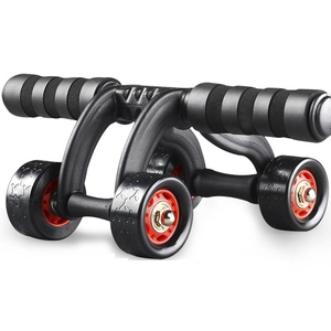 Équipement de gymnastique à domicile, 4 roues, roue abdominale, rouleau d'entraînement, roulement d'exercice, roue AB silencieuse, Offre Spéciale - Product Image 1