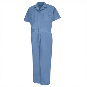 Combinaisons de travail en polyester personnalisées OEM à manches courtes pour hommes - Product Image 2
