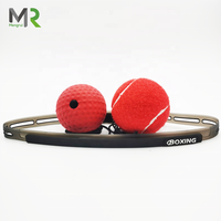 Ballon de vitesse en mousse PU pour la boxe, entraînement de réflexe, avec bandeau