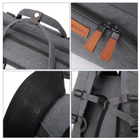 2024 USB momie sac grande capacité pliable bébé lit sac à dos sac à couches avec station à langer pratique