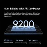 Tablet Mi Pad Pro Versi Global Baru 11,2 Inci LCD 9200mAh Pengisian Cepat 67W Snapdragon 8 Elite HyperOS 3 Android 16