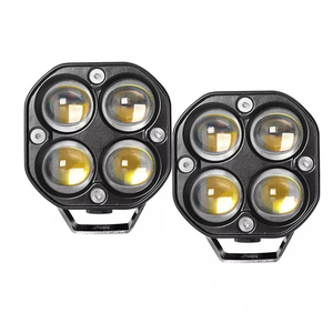 Punto de conducción <span class=keywords><strong>LED</strong></span> de dos colores de 3 pulgadas, foco auxiliar todoterreno blanco y amarillo, 4x4 para camiones, cubo, lámpara antiniebla <span class=keywords><strong>LED</strong></span> para bicicleta y motocicleta - Product Image 3