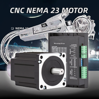 Motor Stepper Hybrid Nema 23 CNC Nema 23 Brake 57HSB dengan Driver Motor