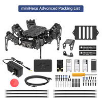 Robot Hexápodo Hiwonder MiniHexa con IA, Visión Artificial e Interacción por Voz, Compatible con Programación y Expansión de Sensores