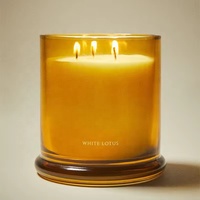 Bougie aromathérapeutique en cire de soja faite à la main avec couvercle, style rétro Aikun, décoration d'intérieur, ambiance chaleureuse, logo personnalisé