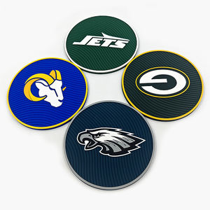 Posavasos de PVC Personalizados, Posavasos de Plástico Suave para Bebidas y Posavasos de Goma Redondos o con Forma Personalizada - Product Image 1