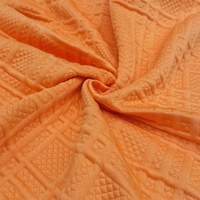Tissu extensible jacquard tricoté texturé à motif écossais, directement de l'usine, vente en gros, articles prêts à l'emploi, plusieurs couleurs disponibles