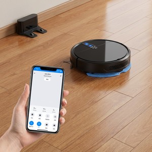 Robot Vacuum <b>Mop</b> Combo, High Suction Wet & Dry Cleaning Robot for Tile & Hardwood <b>Floors</b>, Smart <b>Floor</b> Cleaner with Water Tank fo - Product Image 5