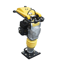 Pilonneuse vibrante A3-72FWS-LC165F-3H 3,2 kW, compacteur de sol à moteur Robin pour la construction