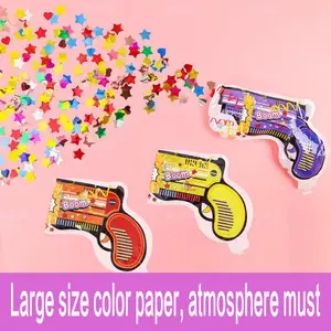 Populer Kelas Atas 2023 Baru Tiup Foil Mainan Pesta Confetti Balon Persediaan Pistol Kembang Api untuk Mainan Anak-anak