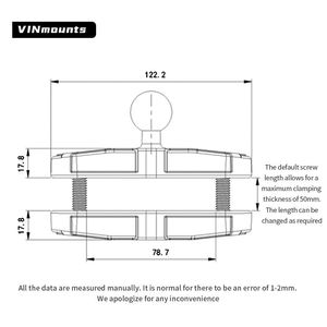 Pince de fixation carrée en alliage d'aluminium industriel à revêtement en poudre, très abordable et de qualité supérieure - Product Image 3
