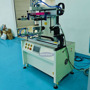 cylindrical screen printing machine for bottles LED uv screen printing machine for cosmetic bottle pen cylinder pet can printer