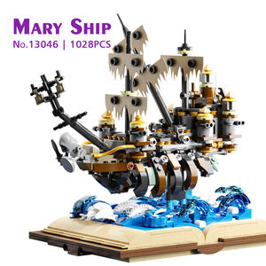 13046 Mary Ship, 1028 Piezas, Rompecabezas de Partículas Pequeñas, Bloques de Construcción, Juego de Juguetes Educativos Unisex para Niños - Product Image 1