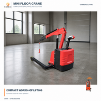 Grue de sol électrique à batterie CSEC-1200, 1200 kg, avec pied de support inclinable réglable pour levage en atelier, avec certification CE