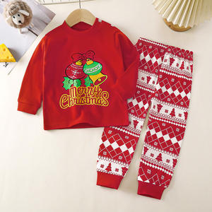 BOTTCOOLA <strong>Cheap</strong> Custom Colorful Print <strong>Clothes</strong> Long Sleeve Child Winter Pajamas <strong>Boy</strong> and Girl 2 PCS Suit Kids Sleepwear Cloth Sets - Product Image 6