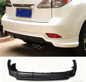 ชุดแต่งกันชนหน้า/หลัง Runze New สำหรับ RX270 RX350 RX450H พร้อมลิ้นดิฟฟิวเซอร์แบบสกรูออน สีดำ - Product Image 6