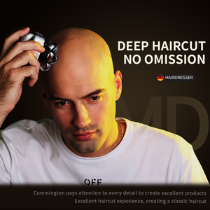 LED Display Men Electric Shavers Waterproof Rotary Hair Clippers <b>razor</b> 6 <b>Heads</b> Replacement Bald <b>Head</b> Shaver Trimmer - Product Image 4