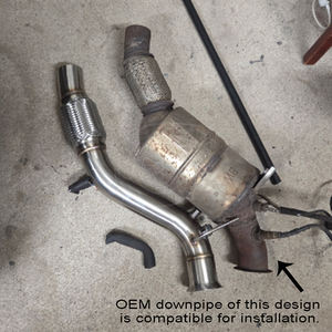 Pour dpf 116d <span class=keywords><strong>118d</strong></span> 120d 123d 320d 318d 520d Série E N47 2.0 diesel 2006-2013 tuyau de descente - Product Image 6